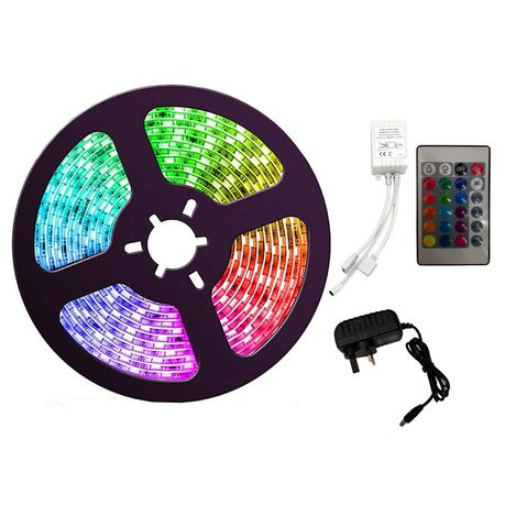 DDR - Super Bright 5m LED 3528 RGB Waterproof Strip Light