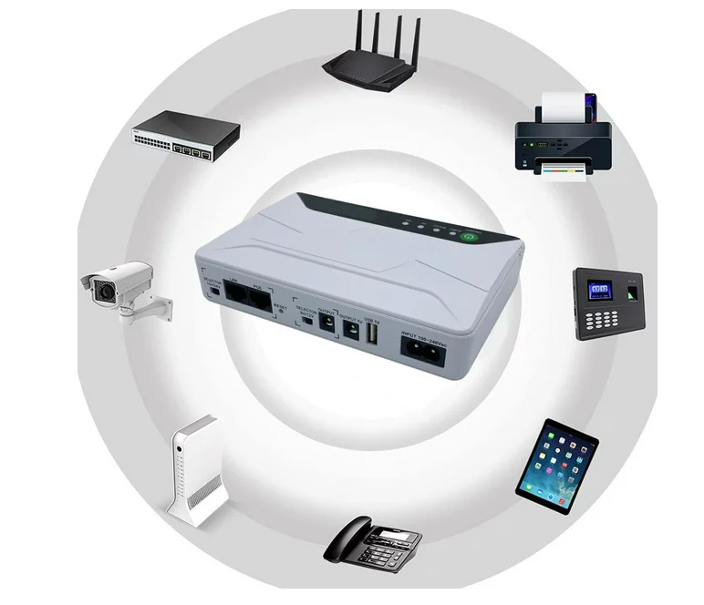 Mini UPS - 10000mAh Backup Power