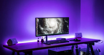 AuraSync RGB LED 5m Rope Strip Lights - Set of 2