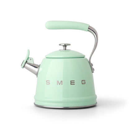 Smeg Whistling Kettle Pastel Green