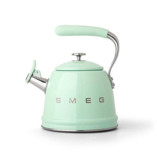 Smeg Whistling Kettle Pastel Green