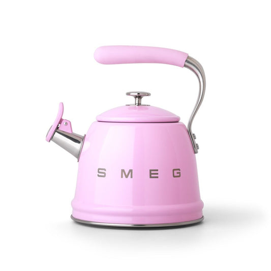 Smeg Whistling Kettle Pink