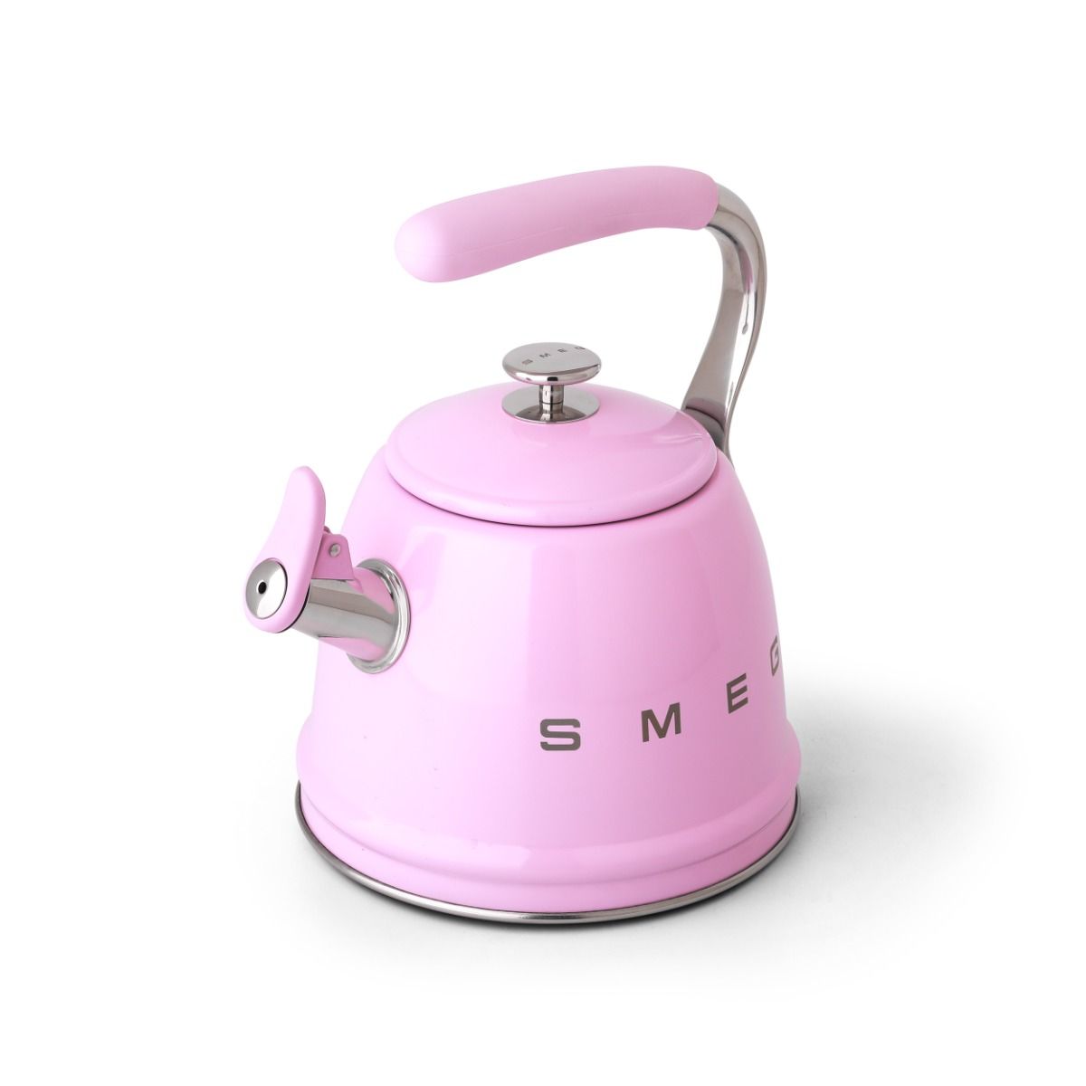 Smeg Whistling Kettle Pink