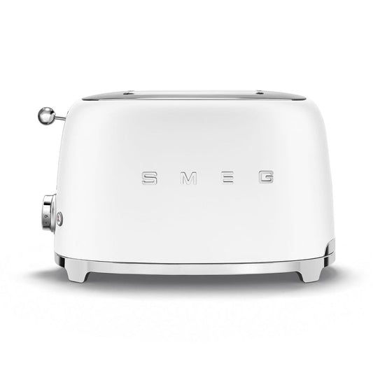 Smeg Matte White Retro 2 Slice Toaster